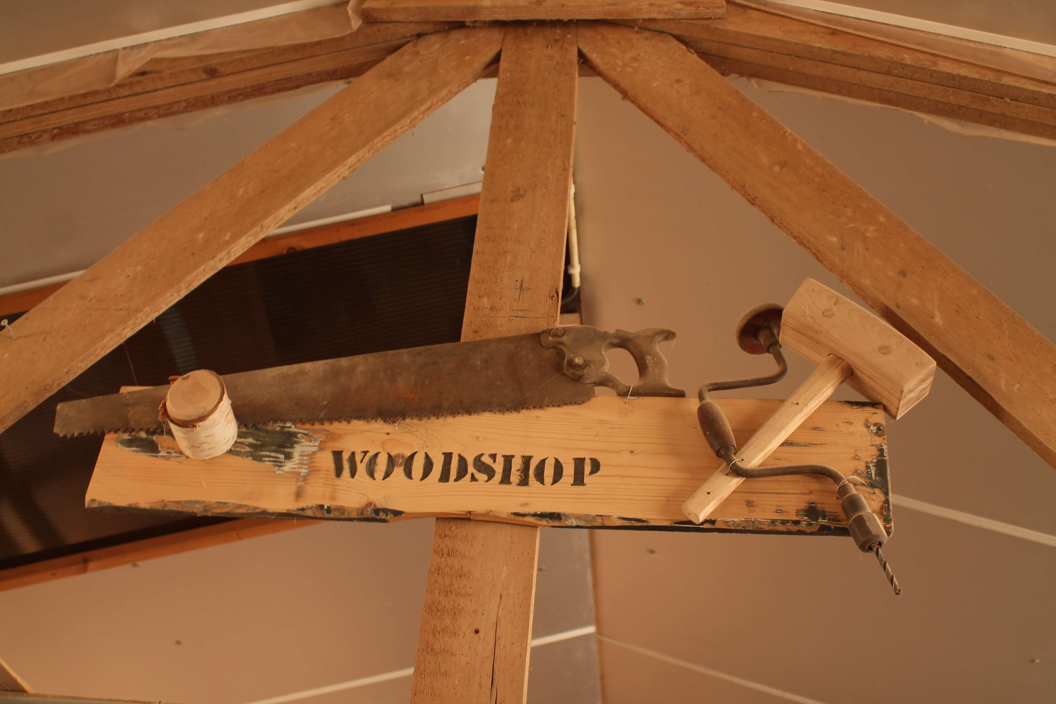 Werkplaats bord